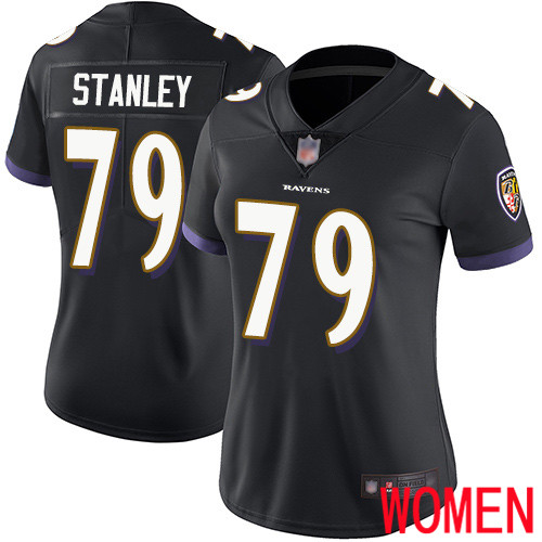 Baltimore Ravens Limited Black Women Ronnie Stanley Alternate Jersey NFL Football #79 Vapor Untouchable